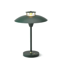 Halo Design 746071 LED Akku Tischleuchte Stepp 1-2-3 Dunkelgrün dimmbar IP54