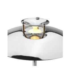 Halo Design 746095 LED Akku Tischleuchte Stepp 1-2-3 Chrom dimmbar IP54