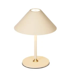 Halo Design 800773 LED Akku Tischleuchte Hygge creme 20cm