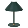 Halo Design 801015 LED Akku Tischleuchte Hygge dunkelgrün 25cm