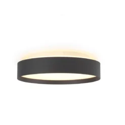 Halo Design 746460 LED Deckenleuchte Backlight Full Schwarz 30cm 3-Step-Dim 3000K