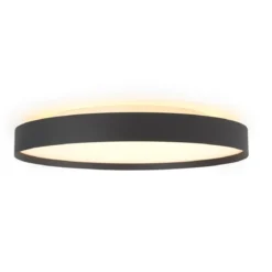 Halo Design 746484 LED Deckenleuchte Backlight Full Schwarz 50cm 3-Step-Dim 3000K