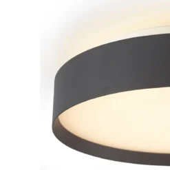 Halo Design 746484 LED Deckenleuchte Backlight Full Schwarz 50cm 3-Step-Dim 3000K