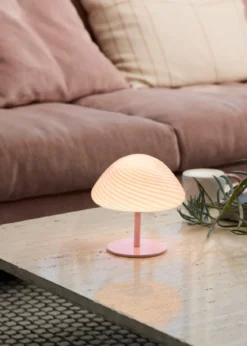 Halo Design 747047 Mini Mush Tischleuchte Rose G9 max 25W