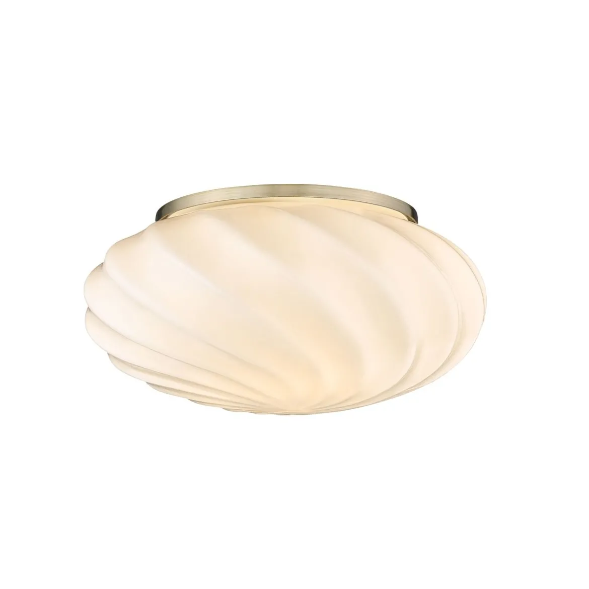 Halo Design No. 739523 Deckenleuchte Twist Opal Messing Antik 25cm