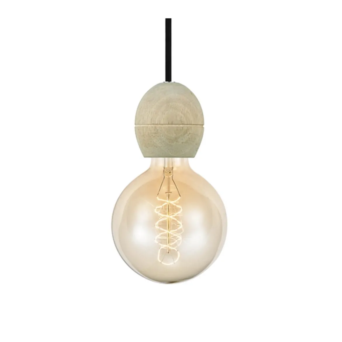 Halo Design No. 716807 LED Pendelleuchte LIGHT CABLE-SET, Holz hell