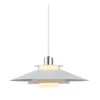 Halo Design No. 990792 LED Pendelleuchte RIVOLI weiss chrom Ø 40