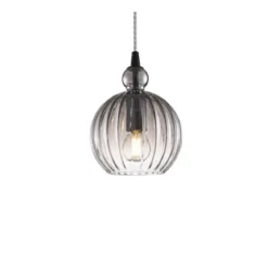 Halo Design No. 737246 LED Pendelleuchte BALL BALL Smoke Ø 15 E14