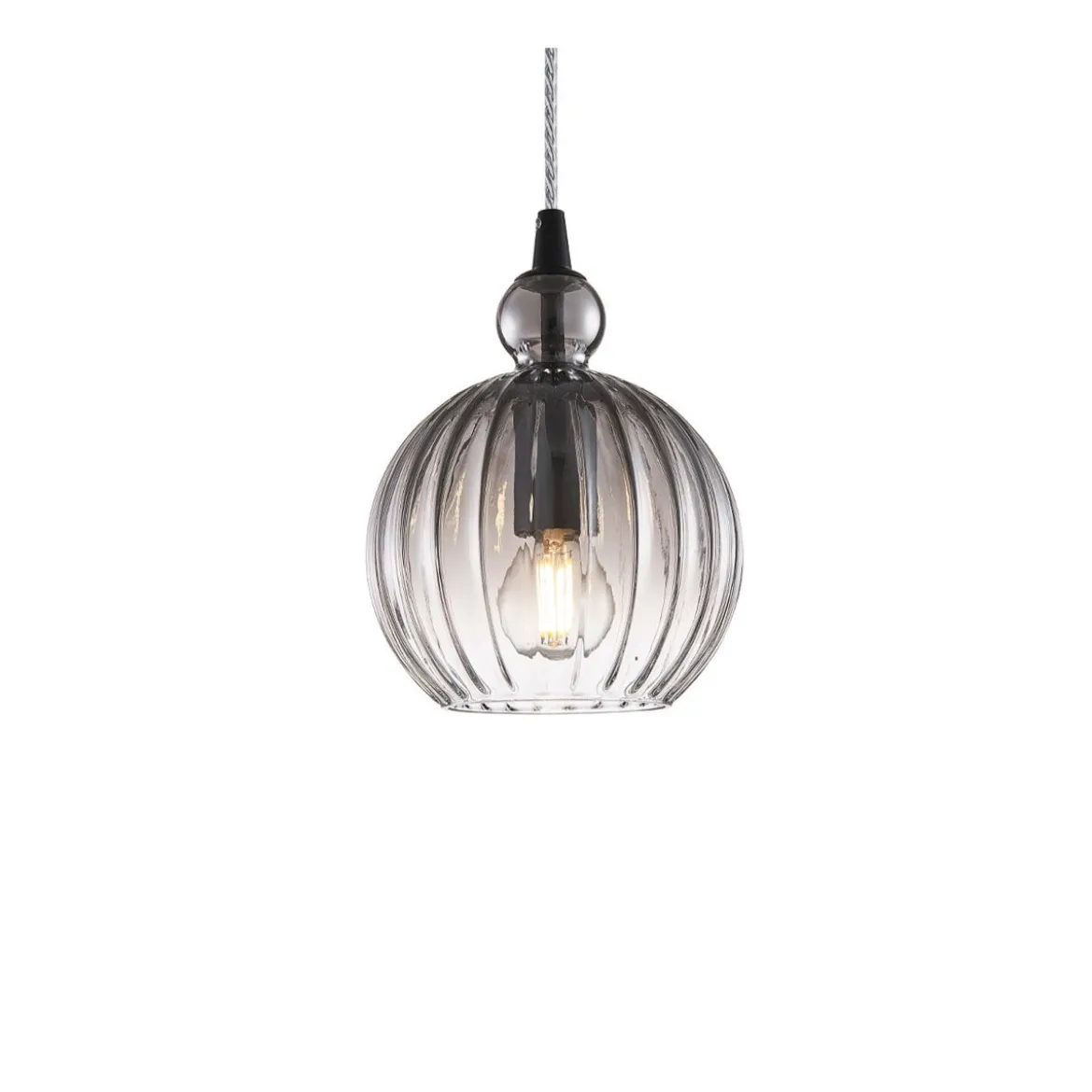 Halo Design No. 737246 LED Pendelleuchte BALL BALL Smoke Ø 15 E14