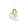 Halo Design No. 734290 LED Pendelleuchte D.C, weiss matt-Eiche Ø 18