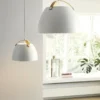 Halo Design No. 734818 LED Pendelleuchte OSLO Weiß Eiche Ø 24
