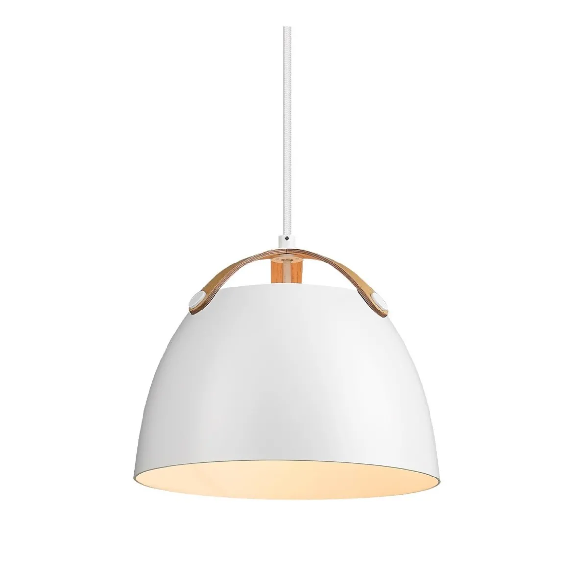 Halo Design No. 734818 LED Pendelleuchte OSLO Weiß Eiche Ø 24