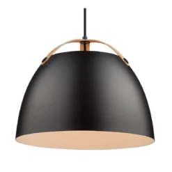 Halo Design No. 734887 LED Pendelleuchte OSLO Schwarz Eiche Ø 40
