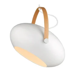 Halo Design No. 734375 LED Pendelleuchte D.C, weiss matt-Eiche Ø 40