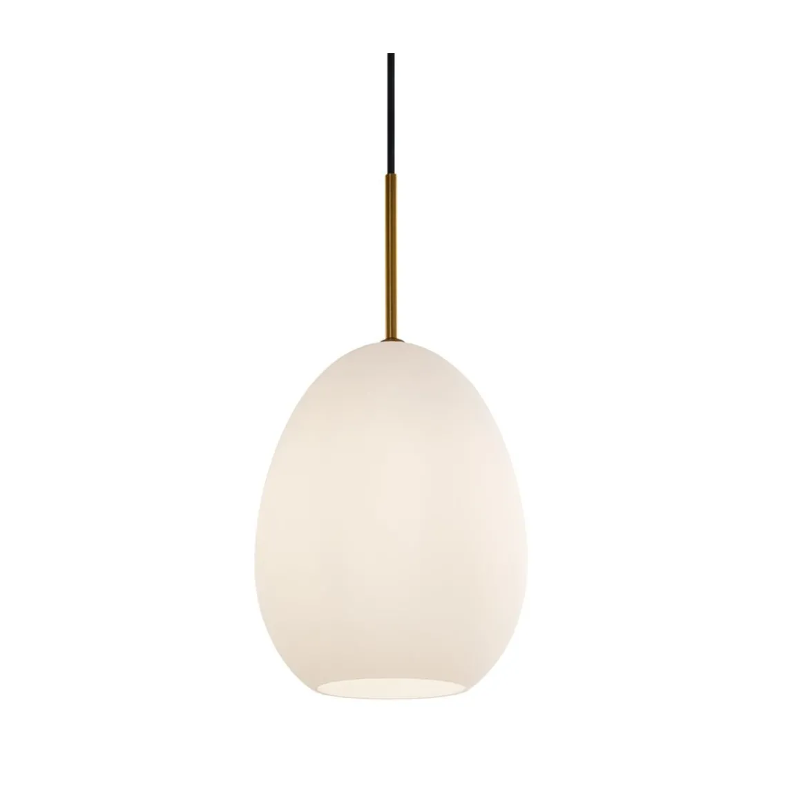 Halo Design No. 739905 Pendelleuchte Bodø Opal Messing gebürstet 20cm