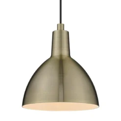 Halo Design No. 739097 Pendelleuchte METROPOLE Messing Antik 25cm