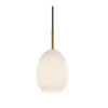 Halo Design No. 739899 Pendelleuchte Bodø Opal Messing gebürstet 14cm