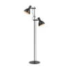 Halo Design No. 716579 Stehleuchte BALTIMORE E27, schwarz 2-flammig 150 cm