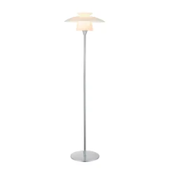 Halo Design No. 733699 Stehleuchte Scandinavia Opal Chrom Ø 40cm H146cm