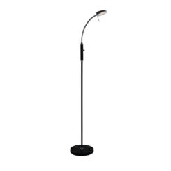 Halo Design No. 716005 Stehleuchte Vegas 1-flammig Schwarz Chrom 140cm