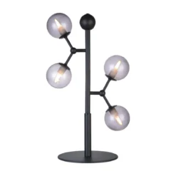 Halo Design No. 740109 Tischleuchte ATOM by E. Patton Smoke H52cm