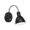 Halo Design No. 304414 Wandleuchte Denver Schwarz Ø 10cm