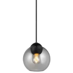 Halo Design 742974 Pendelleuchte Bubbles 14cm smoke