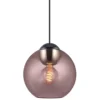 Halo Design 743193 Pendelleuchte Bubbles E27 rosa 24cm
