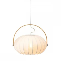 Halo Design 746347 Pendelleuchte DC Textile 40cm Weiß E27