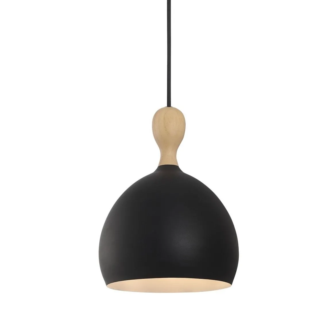 Halo Design 742875 Pendelleuchte Dueodde Metall E27 schwarz 18cm