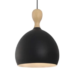 Halo Design 742899 Pendelleuchte Dueodde Metall E27 schwarz 30cm