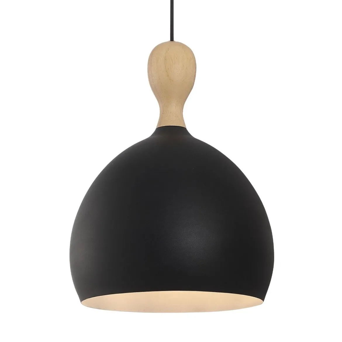 Halo Design 742899 Pendelleuchte Dueodde Metall E27 schwarz 30cm