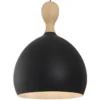 Halo Design 742905 Pendelleuchte Dueodde Metall E27 schwarz 39cm