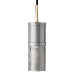 Halo Design 742448 Pendelleuchte Frame Cylinder GU10 grau 6cm