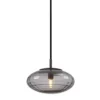 Halo Design 743728 Pendelleuchte Mesh 20cm smoke