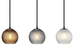Halo Design 718580 Pendelleuchte Nobb smoke 12cm G9
