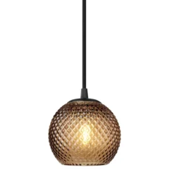 Halo Design 718597 Pendelleuchte Nobb amber 12cm G9