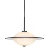 Halo Design 743582 Pendelleuchte Orbit G9 opal schwarz 24cm