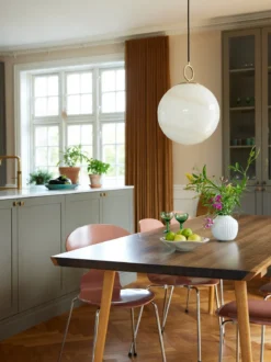 Halo Design 745654 Pendelleuchte Stockholm 30cm Glas marmor braun