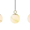 Halo Design 745555 Pendelleuchte Stockholm 18cm Glas marmor braun