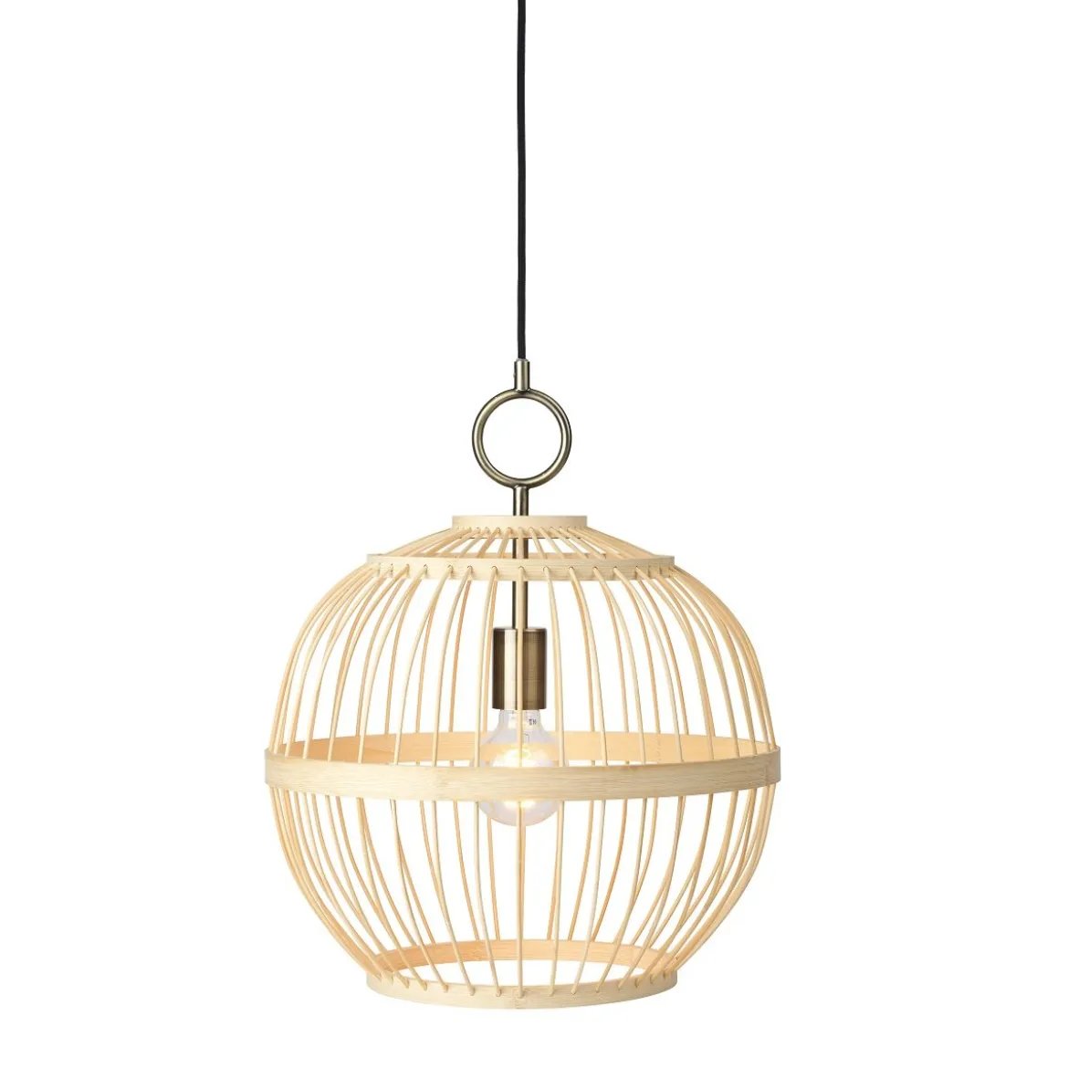 Halo Design 746743 Pendelleuchte Stockholm Nordic Edition 40cm Natur