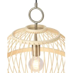 Halo Design 746743 Pendelleuchte Stockholm Nordic Edition 40cm Natur