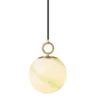 Halo Design 745562 Pendelleuchte Stockholm 18cm Glas marmor grün