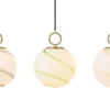Halo Design 745609 Pendelleuchte Stockholm 24cm Glas marmor braun