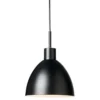 Halo Design 747337 Rock Pendelleuchte Schwarz mit Messing 20cm
