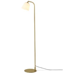 Halo Design 745418 Stehleuchte Room 49 antikes messing opal E27
