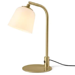 Halo Design 745340 Tischleuchte Room 49 antikes messing opal E27