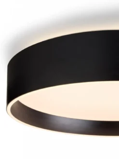 Halo Design 746392 Universal 3 Lite LED Deckenleuchte 2700K 42cm schwarz 3 Step Dim