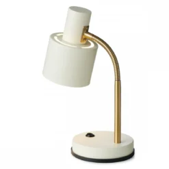 Halo Design 746910 Vogue Tischleuchte Creme Messing E27