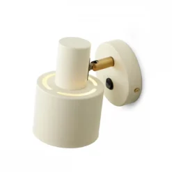 Halo Design 746873 Vogue Wandleuchte creme messing E27